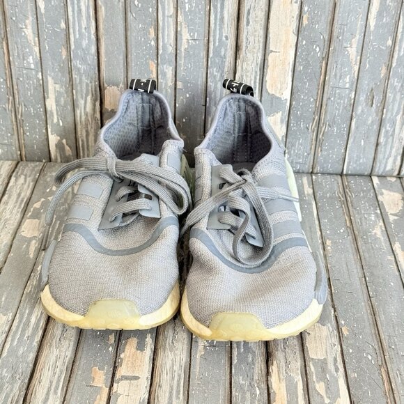 Adidas NMD R1 Women's Sneakers Running Shoe Athletic Footwear Raw Steel Sz 8 - Picture 2 of 8
